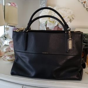 Coach Black Borough Bag